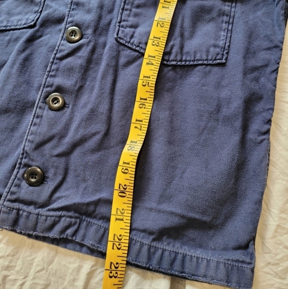 ZARA Find Your Way distressed button up shirt/jacket, overshirt‎ Womens Med. - Picture 10 of 11